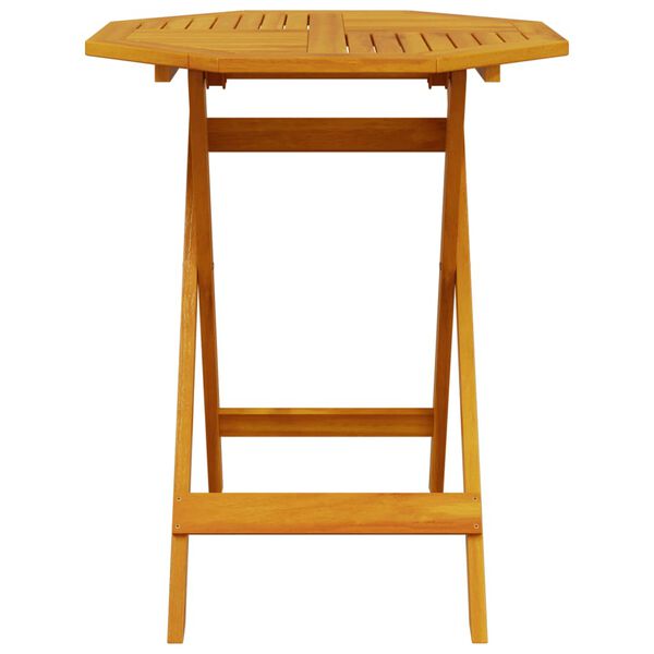 vidaXL Zložljiva bistro garnitura 3-delna trden akacijev les