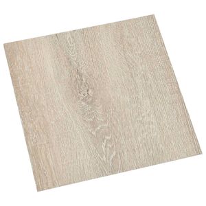 vidaXL Deske za talne obloge 55 pcs Bež 5,11 m&sup2; PVC