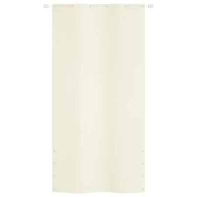vidaXL Balkonsko platno krem 120x240 cm tkanina Oxford