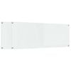 vidaXL Kuhinjski panel 2 kos Transparentno 110 x 40 cm kaljeno steklo