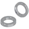 vidaXL Podložka s pomladjo 2 kos Bela 13 x 1 mm elezo