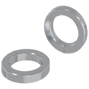 vidaXL Podložka s pomladjo 2 kos Bela 13 x 1 mm elezo