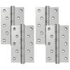 vidaXL Tečaj 4 kos 130 x 75 x 13 mm Srebrna Jeklo