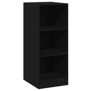 vidaXL Garderobna omara črna 48x41x102 cm iverna plo&scaron;ča