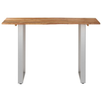 vidaXL Jedilna miza 118x58x76 cm trden akacijev les