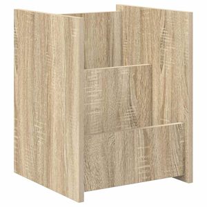 vidaXL Regal za revije Sonoma hrast 35 x 35 x 45 cm Inženirski les
