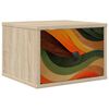vidaXL Stenska nočna omarica BONN Sonoma hrast 36 x 33 x 25 cm