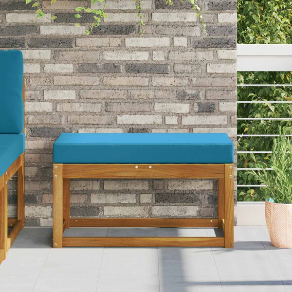 vidaXL Zunanja sedežna blazina Kraljevo modra 80 x 40 x 8 cm