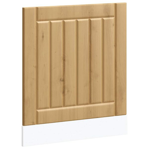 vidaXL Plo&scaron;ča za pomivalni stroj Lucca artisan hrast inženirski les