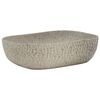 vidaXL Nadpultni umivalnik siv pravokoten 48x37,5x13,5 cm keramika