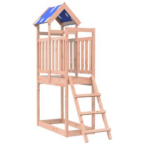 vidaXL Igralna stolpnica Rjava 52,5 x 110,5 x 215 cm Trdni Douglas les