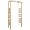 vidaXL Vrtni lok Naravna 110 x 40 x 205 cm Bambus