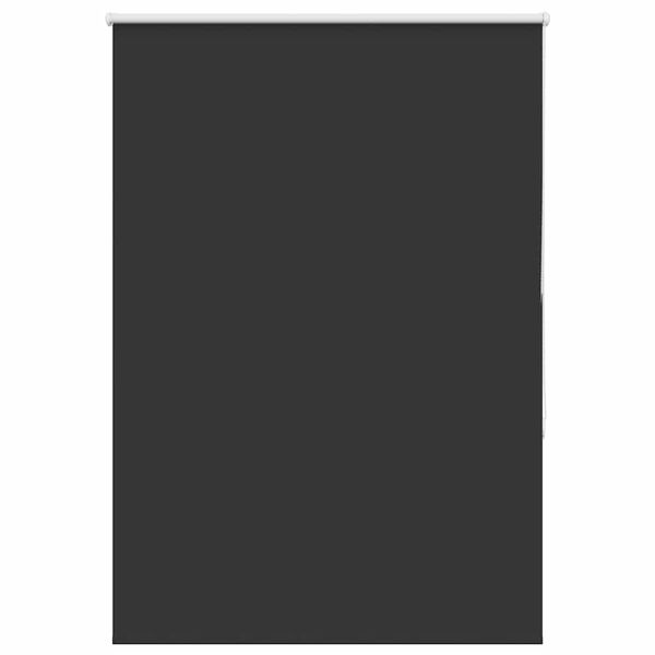 vidaXL Rolo zatemnjena črna 90x130 cm tkanina širina 85,7 cm poliester