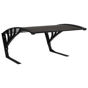 vidaXL Garažna streha za robotsko kosilnico 77x103x46 cm črna
