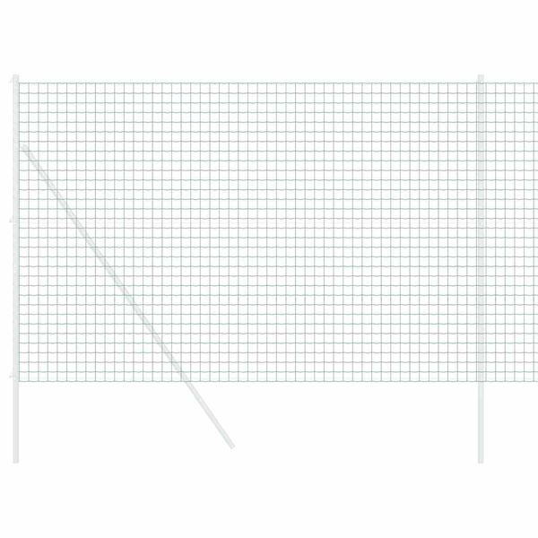 vidaXL Evropska ograja Zelena 1.6 x 10 m PVC prevlečen železo