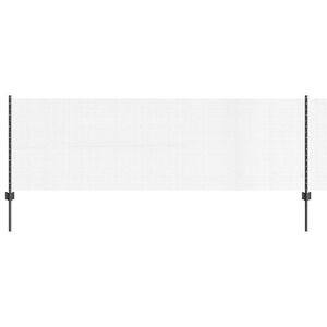 vidaXL Varjen žični ograjo s stebri 25 x 0,8 m Jeklo s PVC premazom