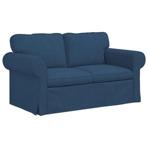 vidaXL Kavč Modra 155 x 82 x 80 cm blago