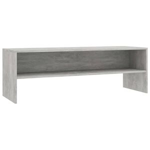 vidaXL TV omarica betonsko siva 120x40x40 cm inženirski les