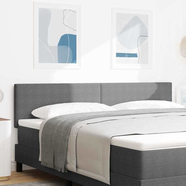 vidaXL Vzglavje z vzglavjem Svetlo siva 180 cm Umjetno usnje