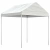 vidaXL Paviljon s streho bel 2,28x2,23x2,69 m polietilen