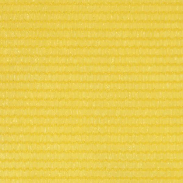 vidaXL Balkonsko platno rumeno 120x500 cm HDPE