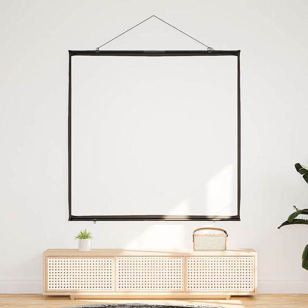 vidaXL Projekcijsko platno Stensko viseče 67-palčno 1:1