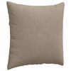 vidaXL Blazine za kavč 2 pcs Taupe 80 x 80 cm blago