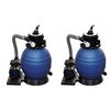 vidaXL Črpalke s pe&scaron;čenim filtrom 2 kosa 400 W 11000 l/h