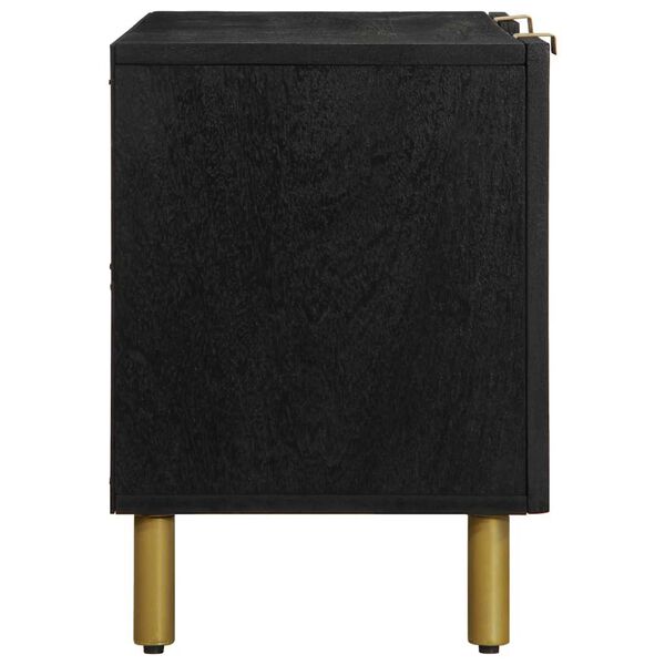 vidaXL TV omarica črna 105x33x46 cm iz umetnega lesa