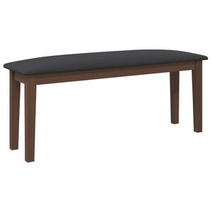 vidaXL klop 110 cm rjava masivni les guma