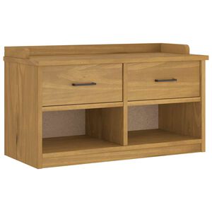 vidaXL klop v preddverju "SANDNES" 87x40x50 cm masivni les bor