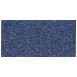 vidaXL Stenska glavna postelja 12 kos 60 x 30 cm Modra blago