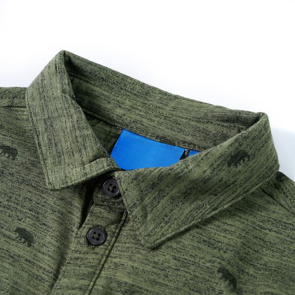 Otroška srajca kaki melange 116