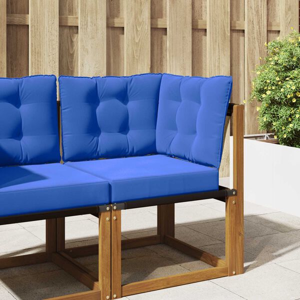 vidaXL Zunanja blazina za kavč 3 pcs Turkizna Poliester