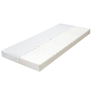 vidaXL Vzmetnica 80x200 cm 7-conska s PU peno 10 cm H2 H3