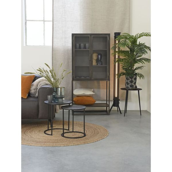 LABEL51 Preproga iz jute okrogla 150 cm naravna