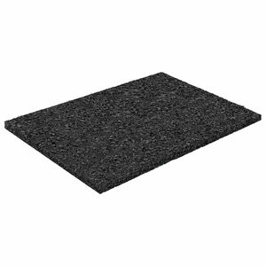 vidaXL Tlak za patio iz gumijskega granulata Črna 6 x 9 x 0,3 cm Guma