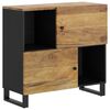 vidaXL Komoda z 2 vrati 80x33x75 cm trden mangov les