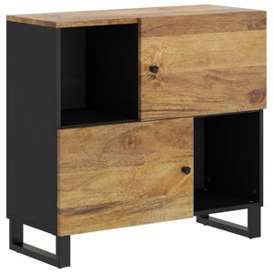 vidaXL Komoda z 2 vrati 80x33x75 cm trden mangov les