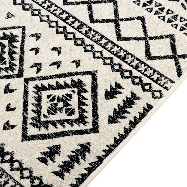 vidaXL Notranja in zunanja preproga večbarvna 80x150 cm protizdrsna