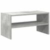 vidaXL Regal za čevlje zložljiva betonsko sivo 60x30x30,5 cm