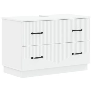 vidaXL Kopalni&scaron;ka omara za umivalnik HOORN Bela 82 x 41 x 56 cm