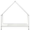 vidaXL Stojalo za drva White 60x25x60 cm Hladno valjano jeklo