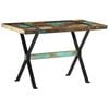 vidaXL Jedilna miza 120x60x76 cm trden predelan les