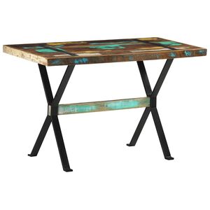 vidaXL Jedilna miza 120x60x76 cm trden predelan les