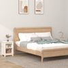vidaXL Nočna omarica 2 kosa bela 40x35x55 cm trdna borovina