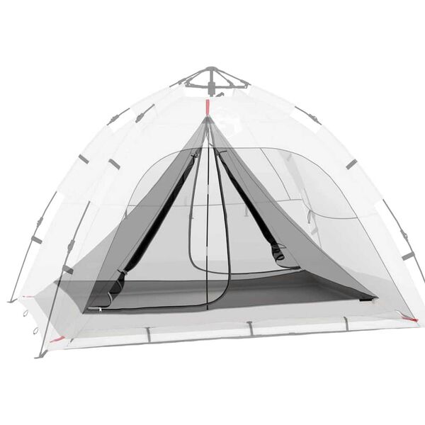 vidaXL Notranji šotor Črna 240 x 160 x 133 cm Mreža