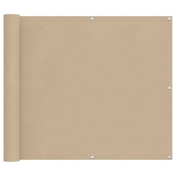 vidaXL Balconska mreža PU premazan oxford alu