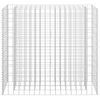 vidaXL Visoka greda gabion pocinkano jeklo 90x30x90 cm