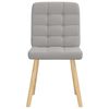 vidaXL Jedilni stoli 4 kosi Cloud Grey Fabric
